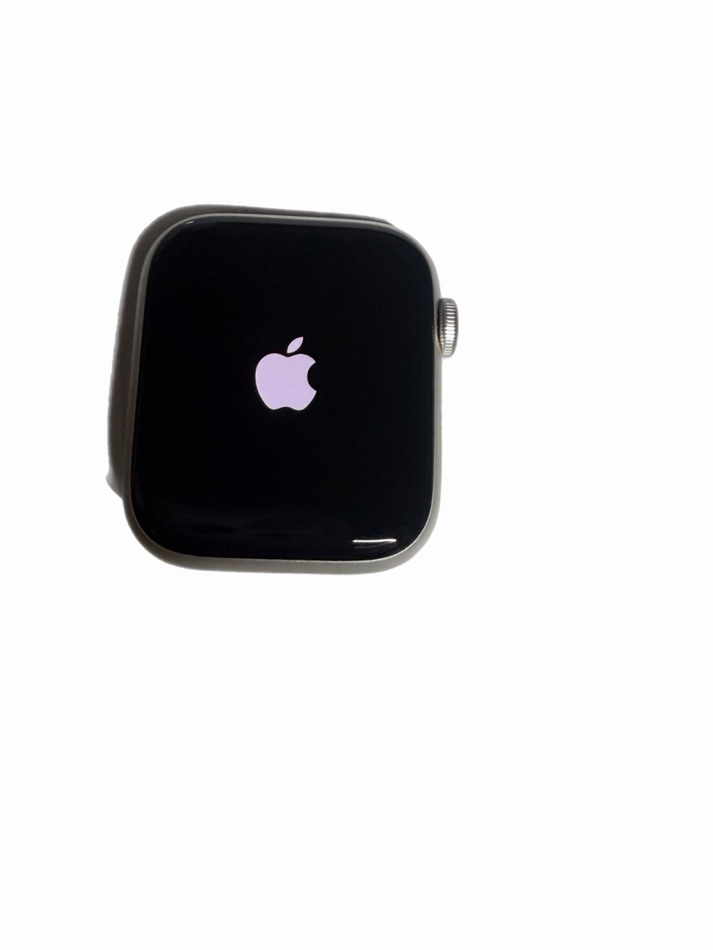 Apple Watch Case in Silver with Black Screen Watch. SE. 44 MM